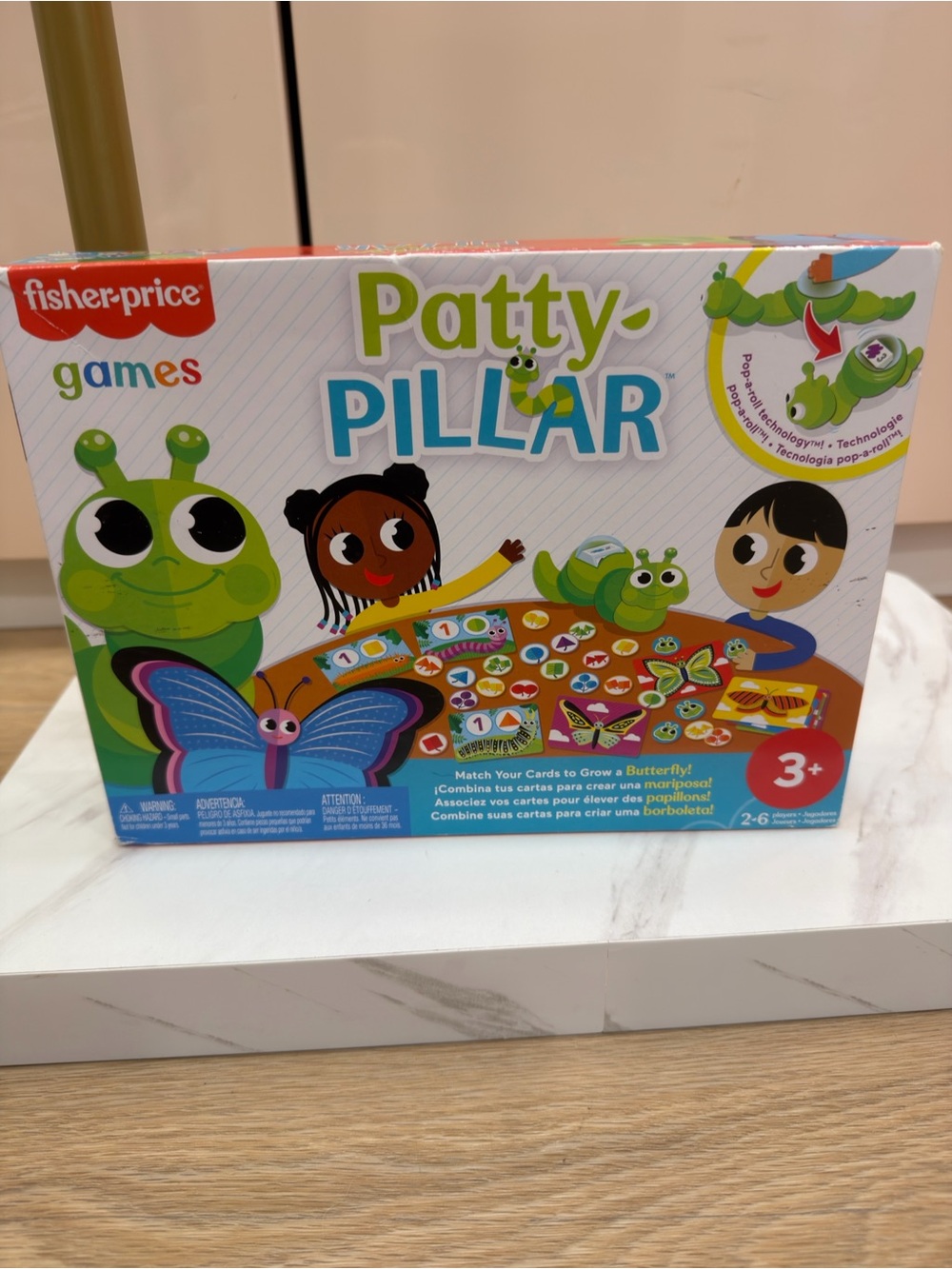 Fisher-Price Patty-Pillar Matching Game – Green, Blue, Purple, Red, Orange
